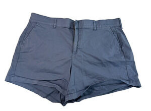 Belle Isle by Torrid Women's Chino Shorts Mid Rise Cuffed Stretch Size 18 Blue